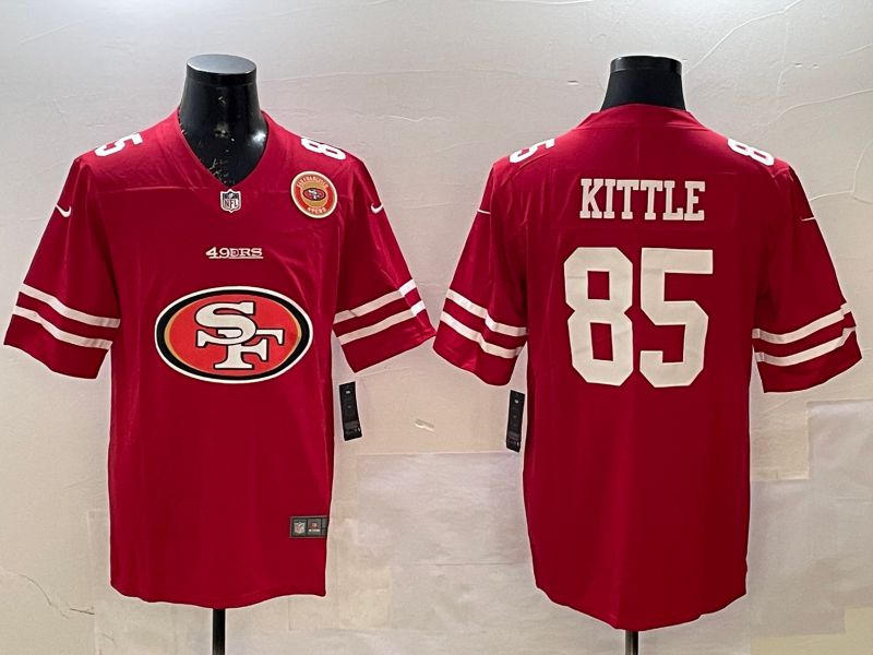 Men San Francisco 49ers #85 Kittle Red Brigade standard 2025 Nike Limited NFL Jersey style 6